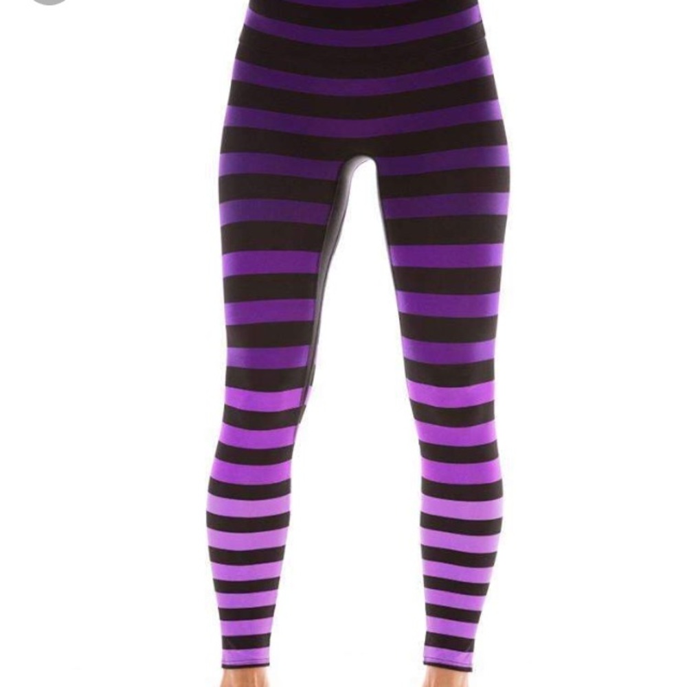 Kdeer discontinued Ellen purple stripe legging